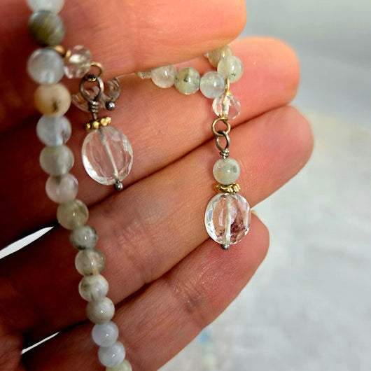 Aquamarine Dangle Necklace