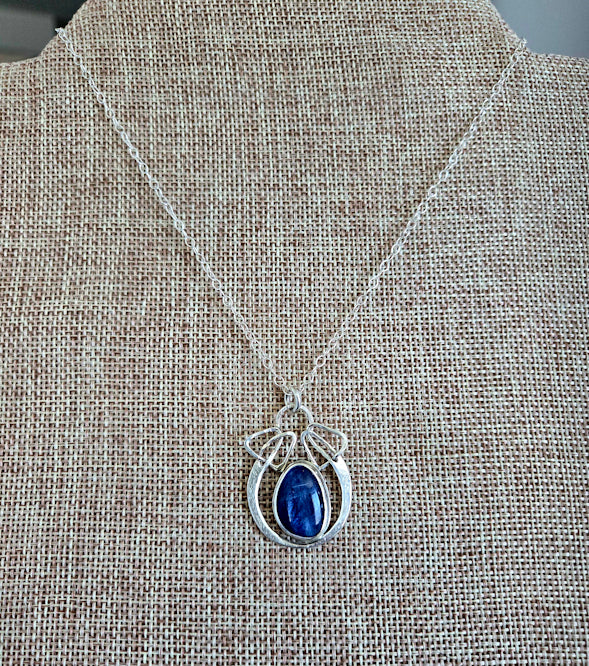 Kyanite Sterling Silver Pendant Necklace