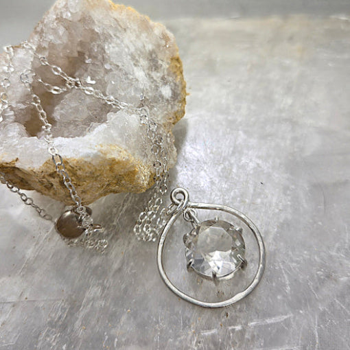 Rock Crystal Pendant Necklace