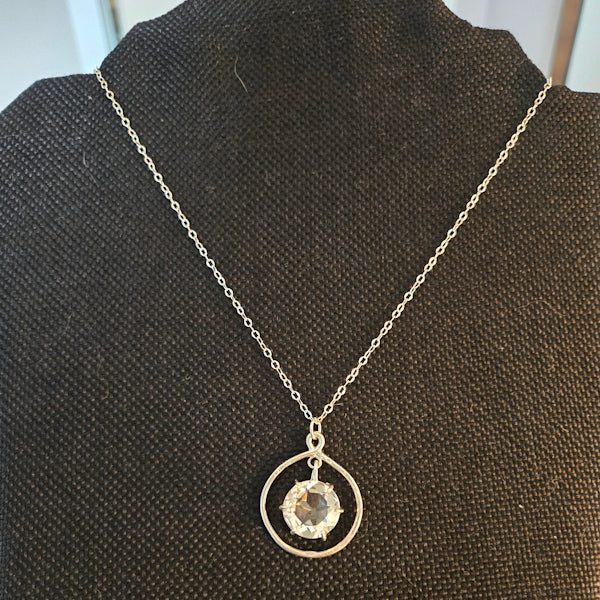 Clear Quartz Pendant Necklace