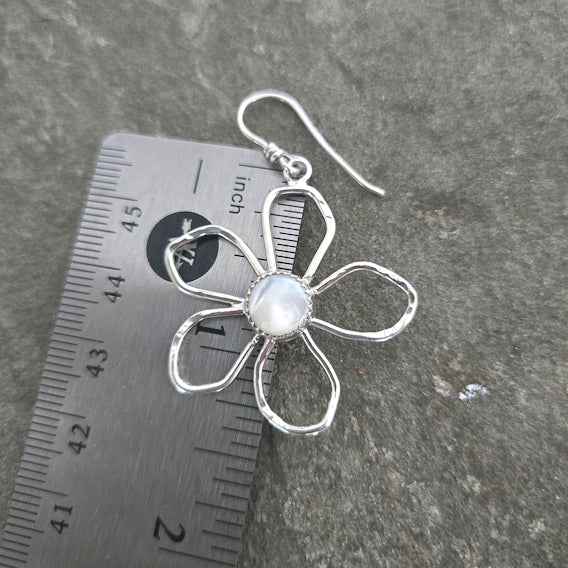 Mother of Pearl Blossom Earrings