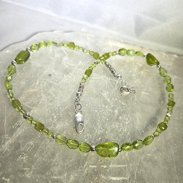 Peridot Beaded Necklace