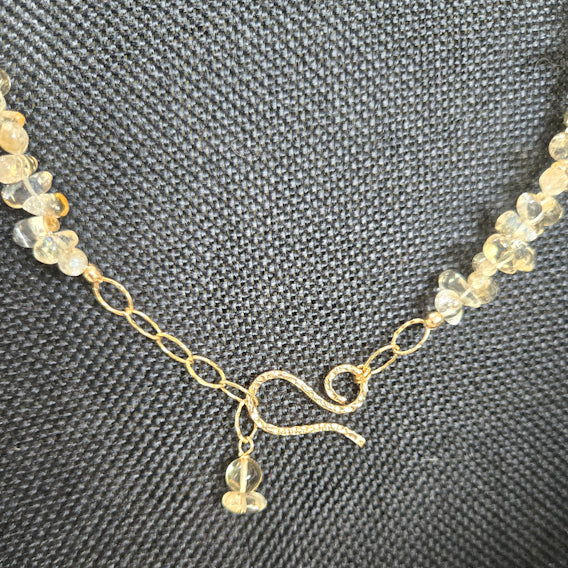 Citrine Beaded Necklace