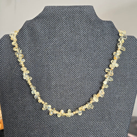 Citrine Beaded Necklace