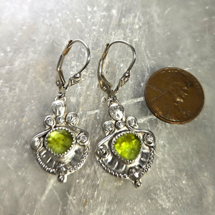 Peridot Dangle Earrings