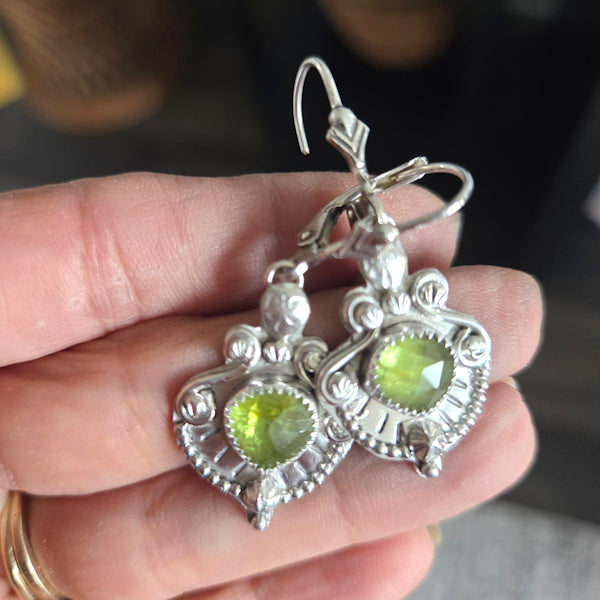 Peridot Dangle Earrings