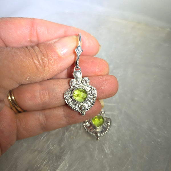 Peridot Dangle Earrings