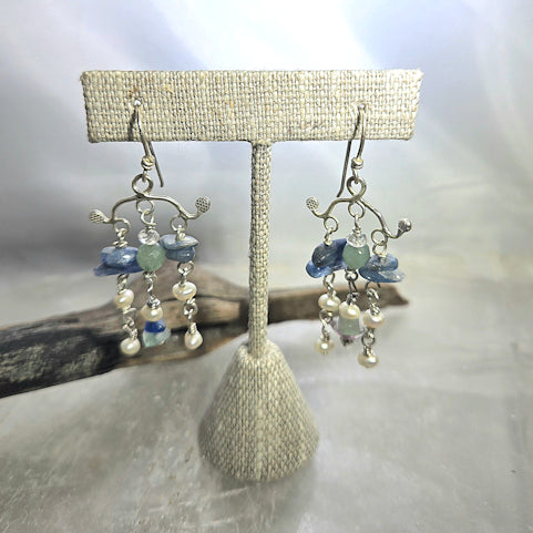 Chandelier Multistone Earrings