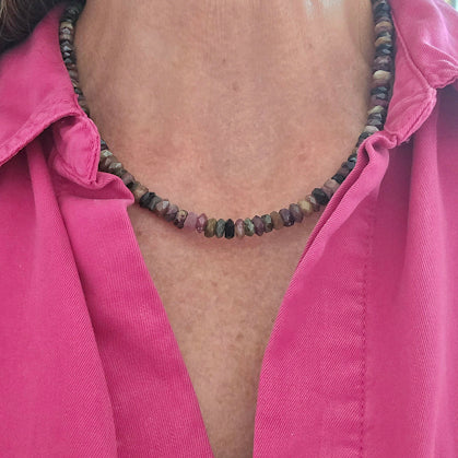 Faceted Tourmaline Necklace
