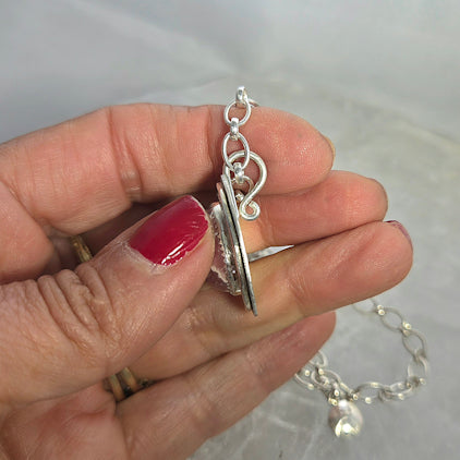 Rhodochrosite Pendant Necklace