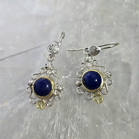 Lapis Dangle Earrings