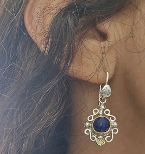 Lapis Dangle Earrings