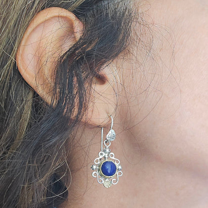 Lapis Dangle Earrings