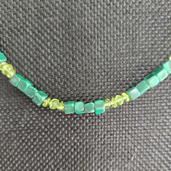 Malachite Beaded Necklace