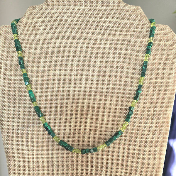 Malachite Beaded Necklace