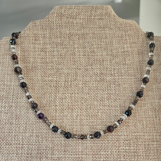 Faceted Beaded Necklace
