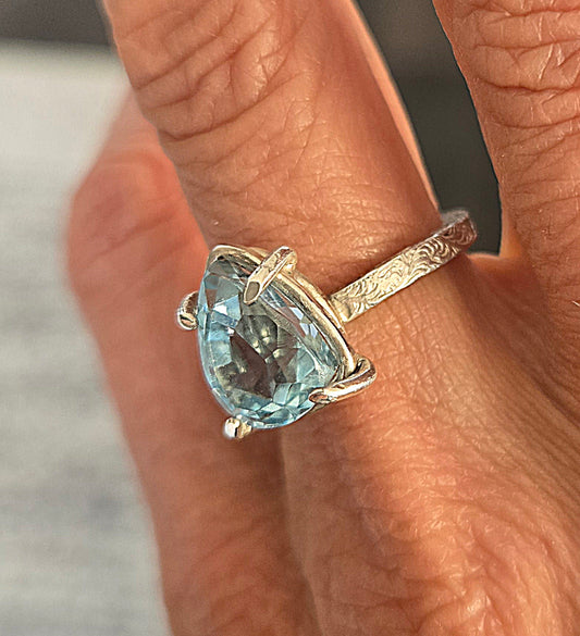 Blue Topaz Ring