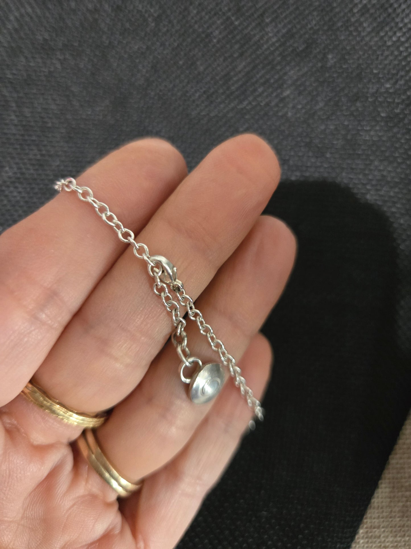 Chevron Amethyst Pendant Necklace