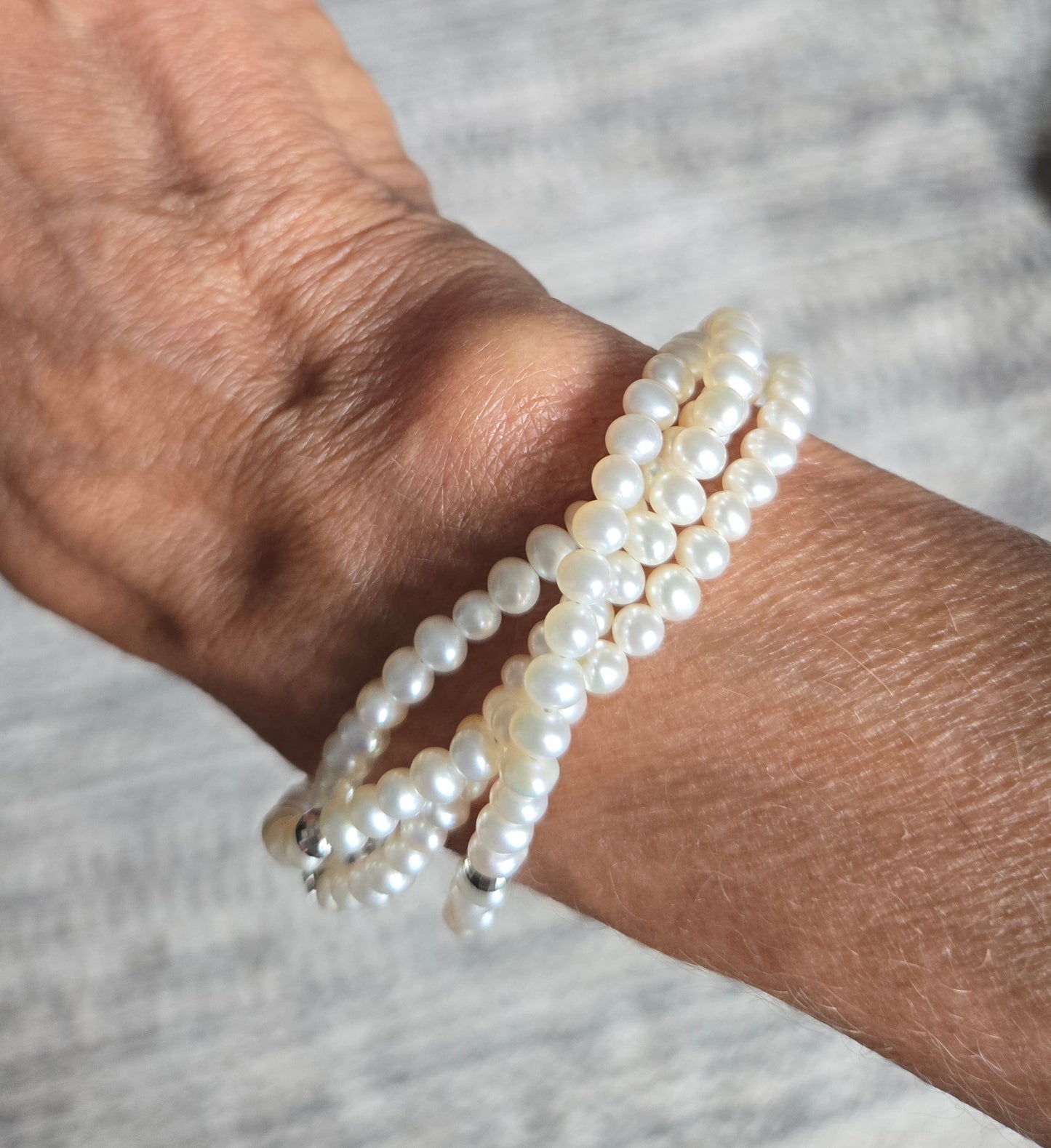 Double Strand Freshwater Pearl Necklace