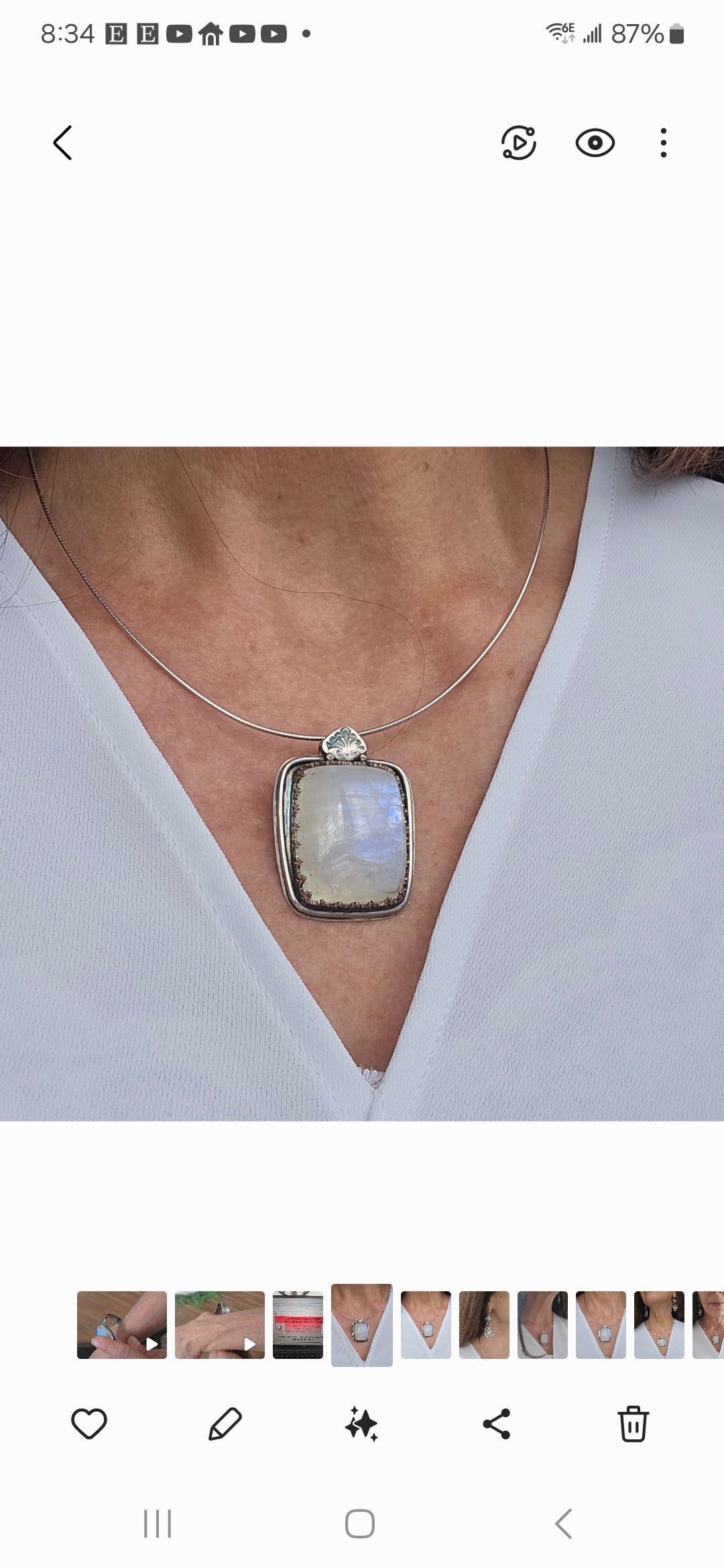 Moonstone Pendant