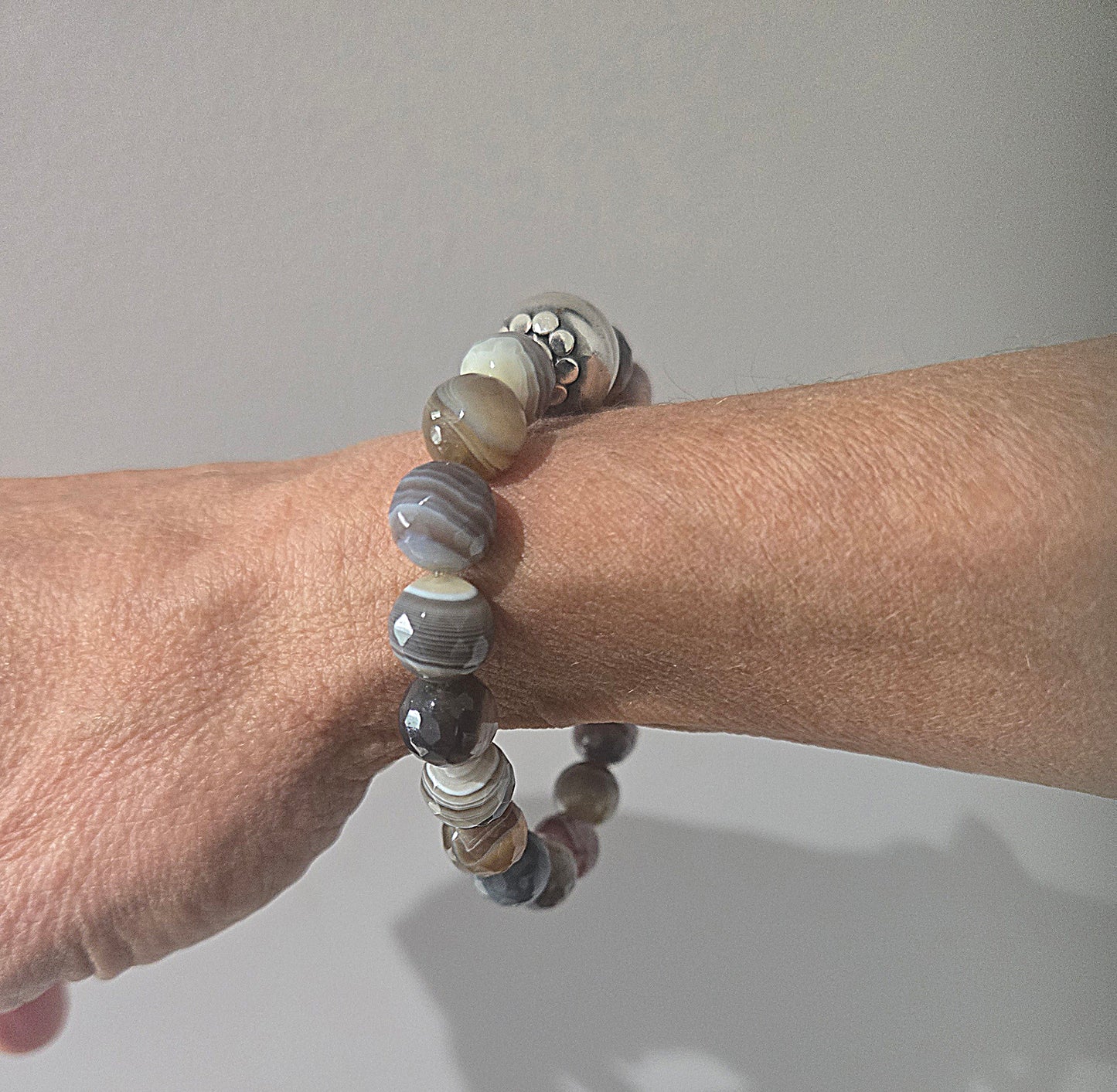 Botswana Agate Stretch Bracelet
