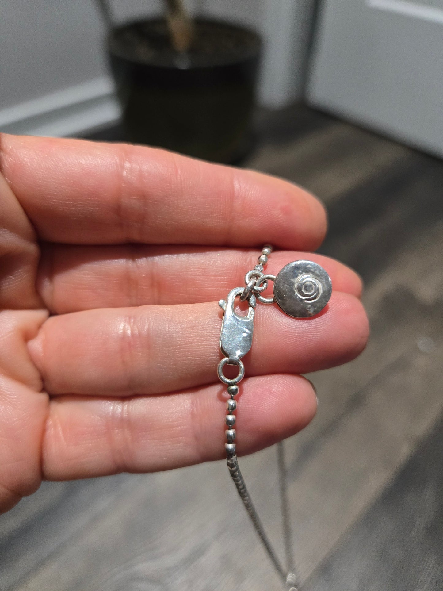 Rhodochrosite Pendant Necklace