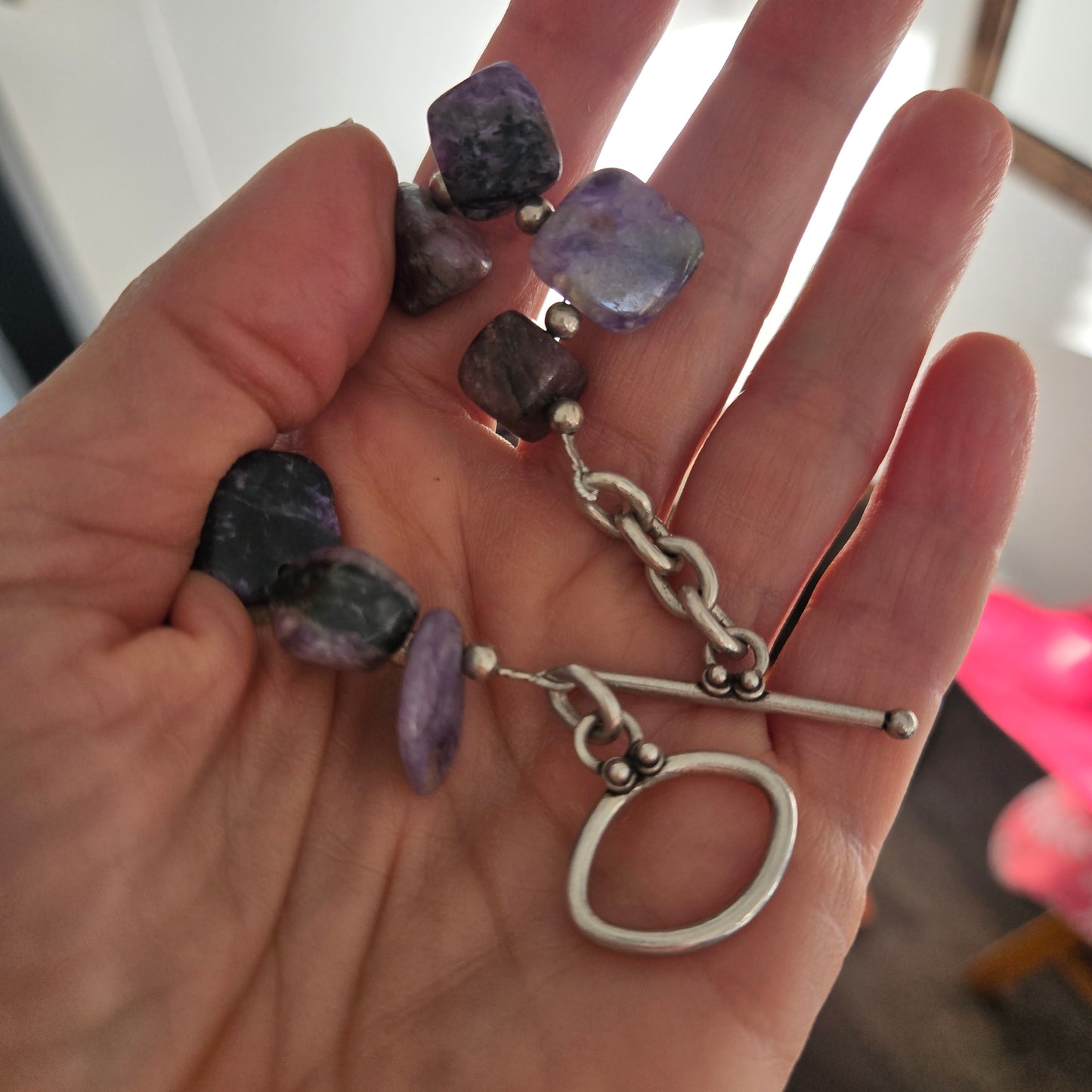 Charoite Beaded Necklace