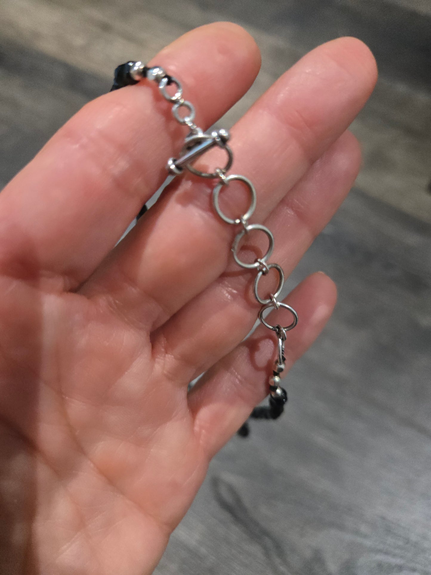 Faceted Black Spinel Choker Necklace