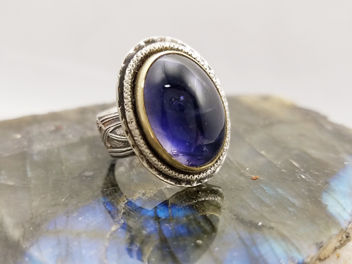 iolite ring