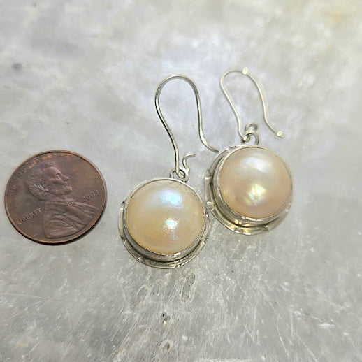 Mabe Pearl Earrings