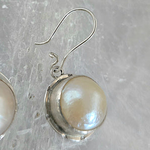 Mabe Pearl Earrings