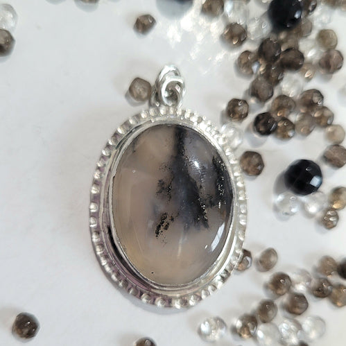 Dendritic Agate Pendant