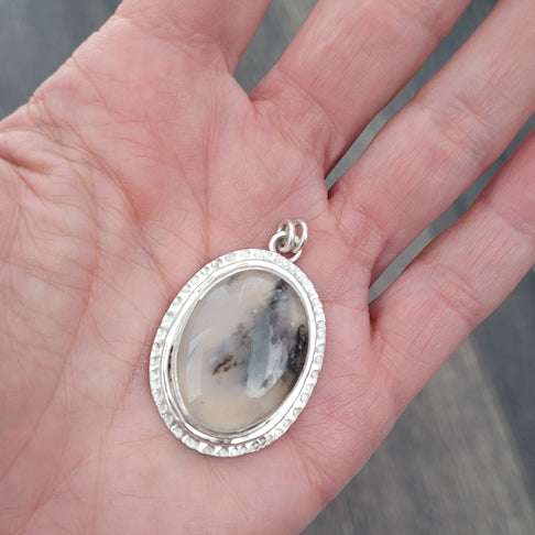 Dendritic Agate Pendant