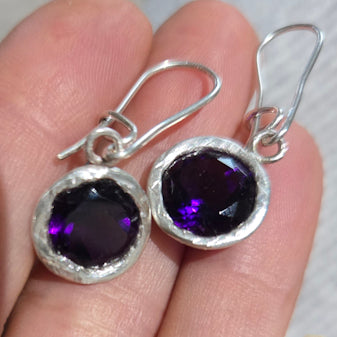 Amethyst Drop Earrings