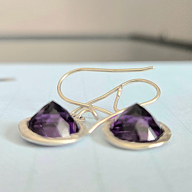 Amethyst Drop Earrings