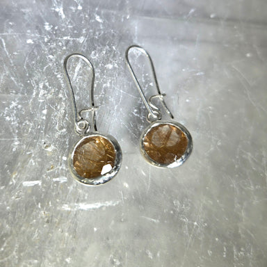 Rutilated Quartz Earrings