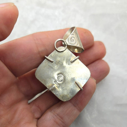 Selenite Cube Pendant