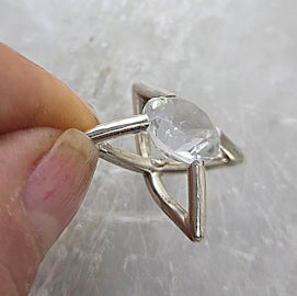 Faceted Clear Quartz Pendant