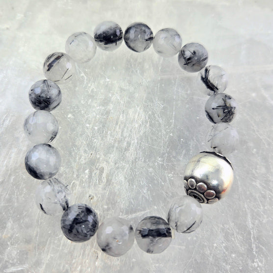 Tourmalinated Quartz Bracelet