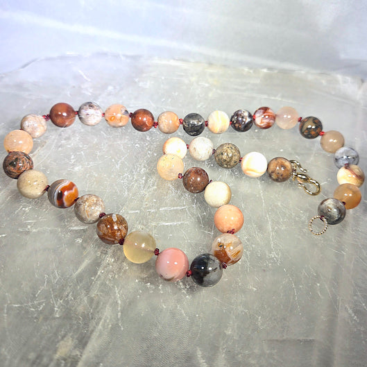 Ocean Jasper Beaded Necklace