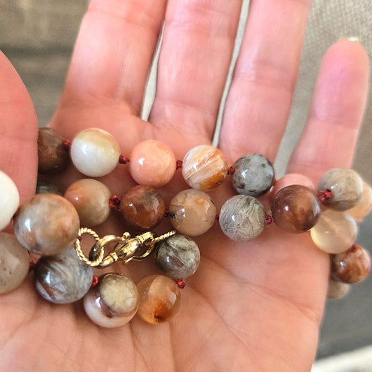 Ocean Jasper Beaded Necklace