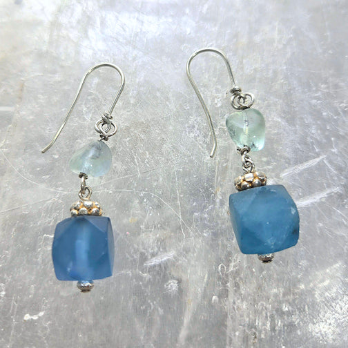 Fluorite Dangle Earrings