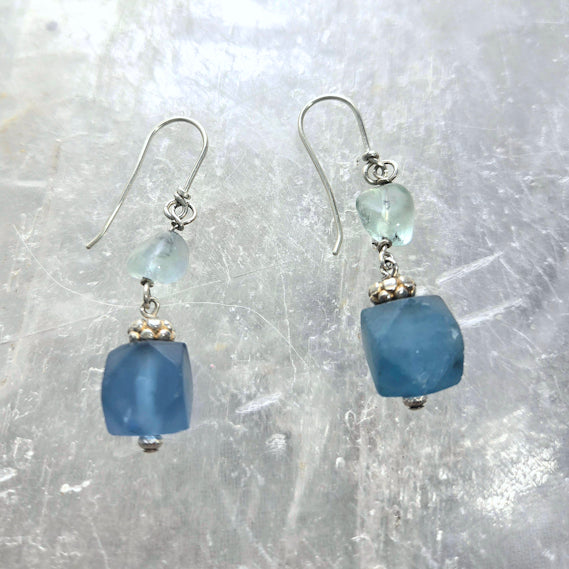 Fluorite Dangle Earrings