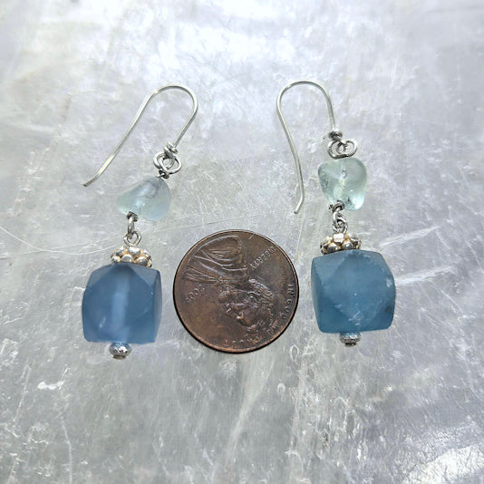 Fluorite Dangle Earrings