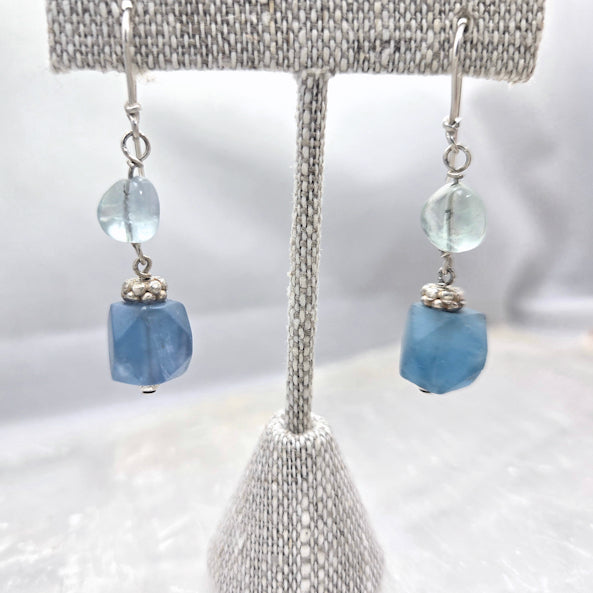 Fluorite Dangle Earrings