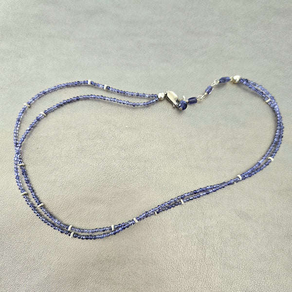 Iolite Beaded necklace