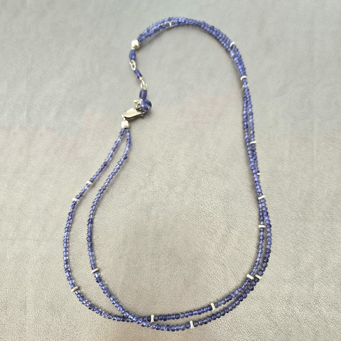 Iolite Beaded necklace