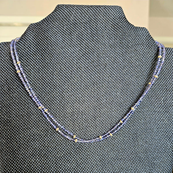 Iolite Beaded necklace