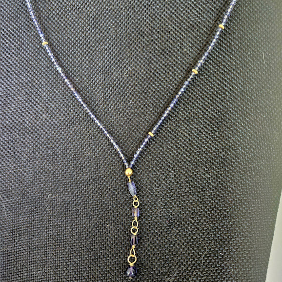 Iolite Beaded necklace