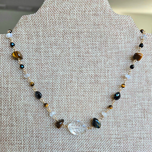 Multi Stone Tiger's Eye Necklace